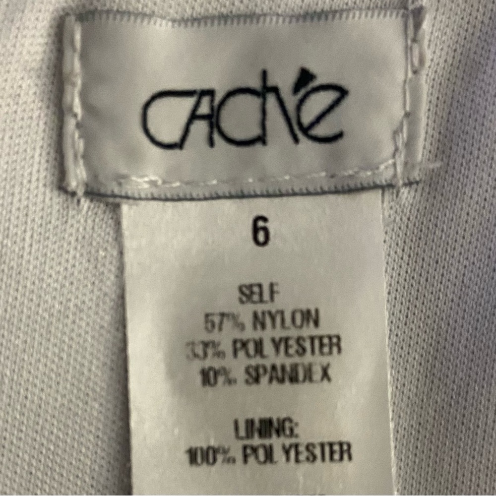 Cache Black And White Python Animal Print Dress - image 2